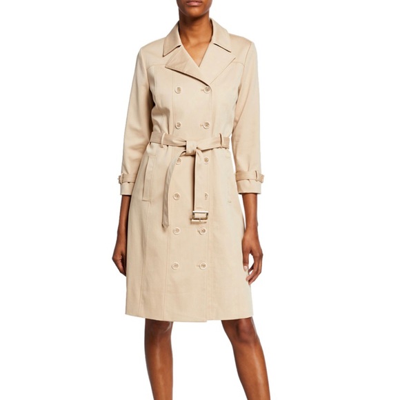 Elie Tahari Ari Belted Dress/Trench-coat, NWOT - Picture 1 of 11
